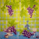 086 Grapes - 3-ply - 35x35 cm